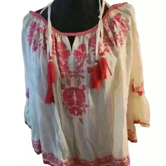 Love Sam embroidered top sz Large - Picture 8 of 8